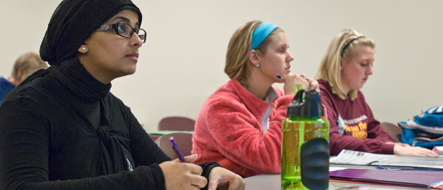 students listening to lecture