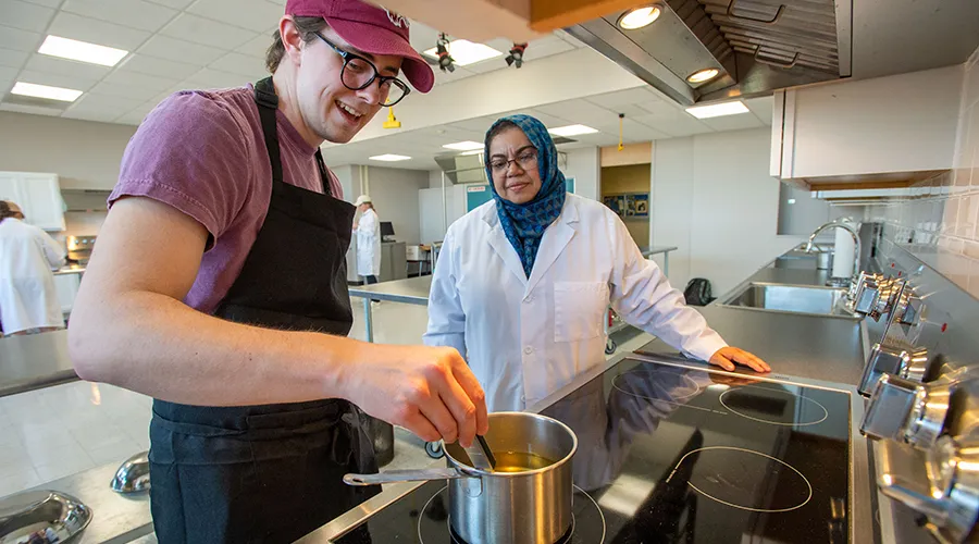 SIU Students Cooking on Campus